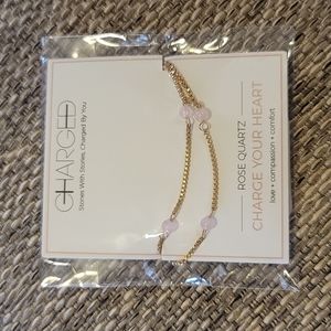 Charged Rose Quartz Bracelet